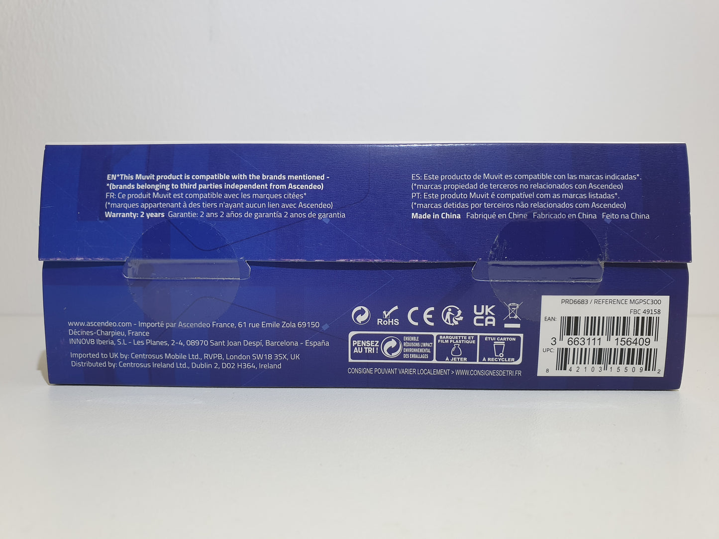 Manette Sans Fil - muvit PSC300 - pour PS4, PS3 ou PC - Neuf scellé