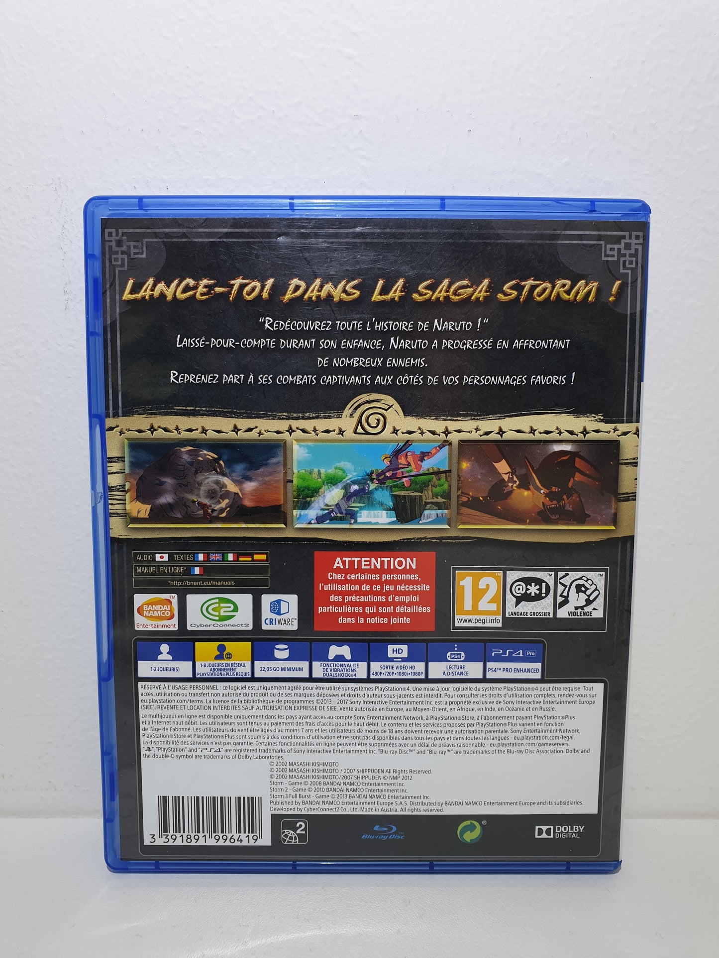 Naruto Shippuden : Ultimate Ninja Storm Trilogy PS4 - Occasion très bon état