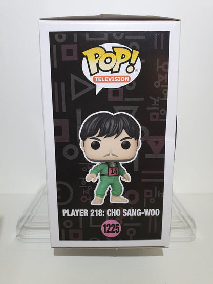 FUNKO POP 1225 - SQUID GAME - PLAYER 218 : CHO SANG-WOO - OCCASION