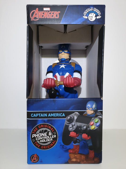 Figurine Cable Guys - Marvel - Modèle Captain America 20cm