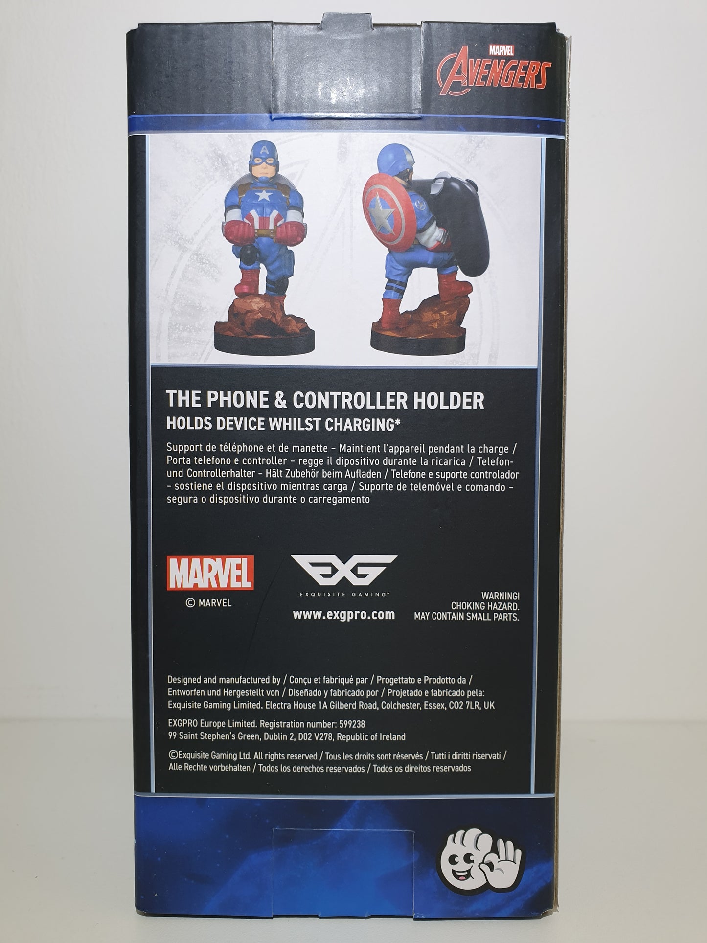 Figurine Cable Guys - Marvel - Modèle Captain America 20cm