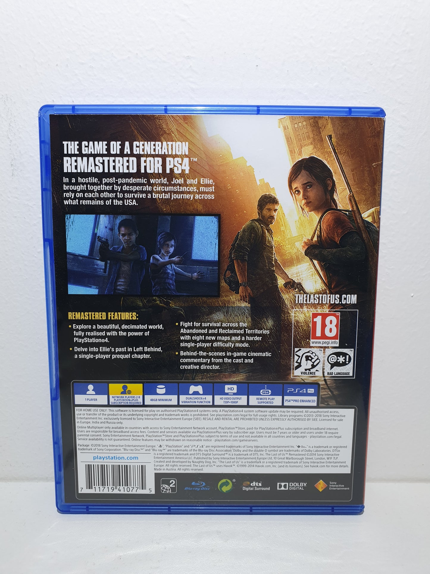 The Last Of Us Remastered - Playstation Hits PS4 - Occasion