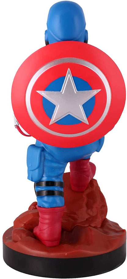 Figurine Cable Guys - Marvel - Modèle Captain America 20cm