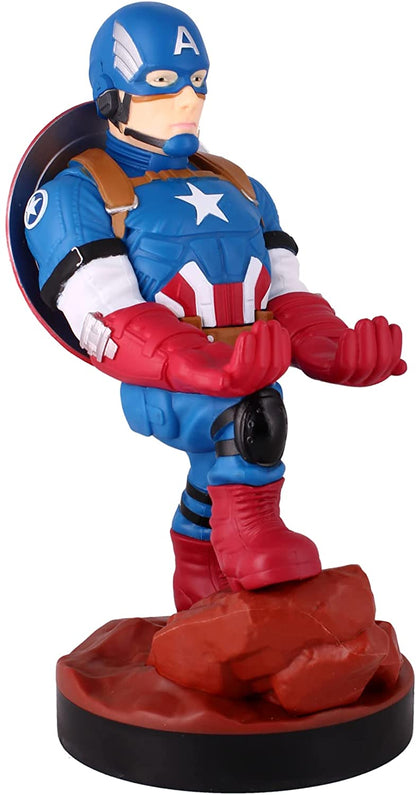 Figurine Cable Guys - Marvel - Modèle Captain America 20cm